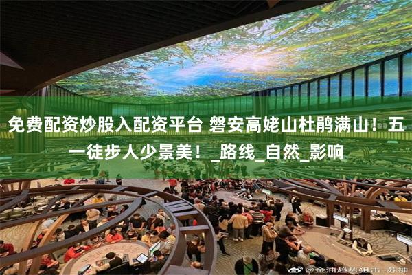 免费配资炒股入配资平台 磐安高姥山杜鹃满山!五一徒步人少景美!_路线_自然_影响