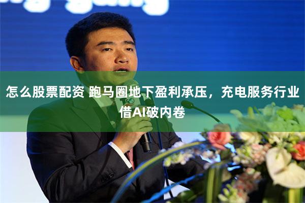 怎么股票配资 跑马圈地下盈利承压，充电服务行业借AI破内卷