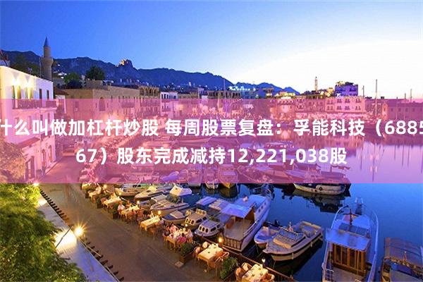 什么叫做加杠杆炒股 每周股票复盘：孚能科技（688567）股东完成减持12,221,038股